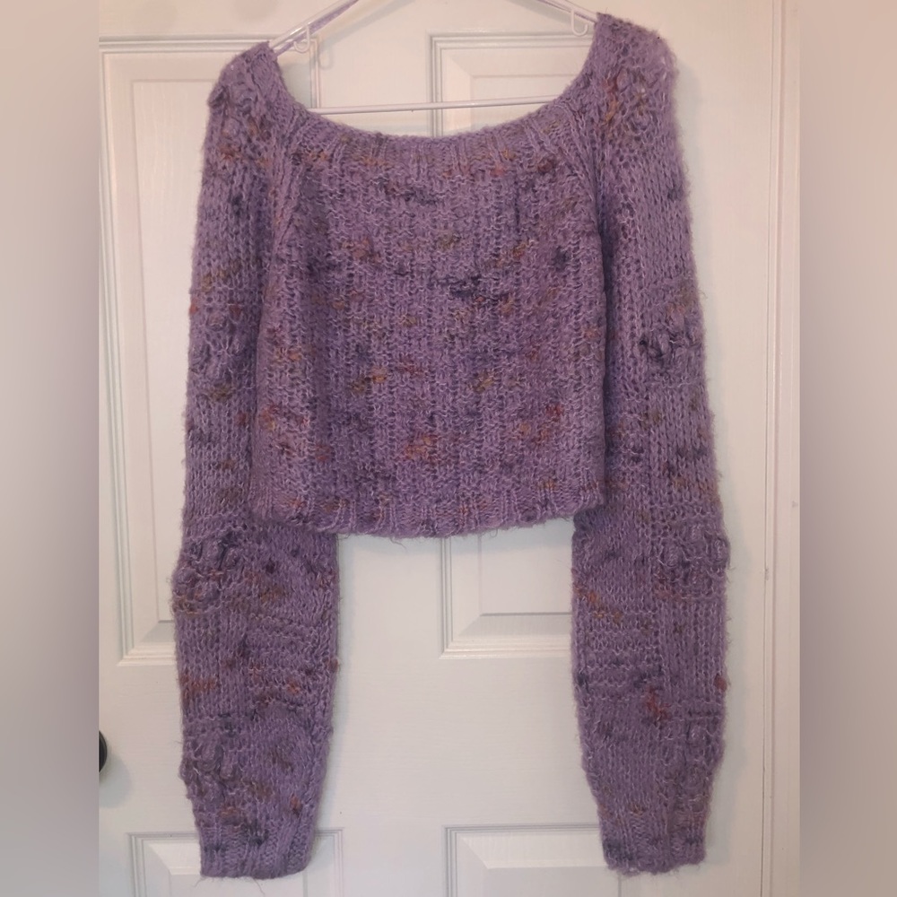 Free People cropped sweater (S) - Picture 6 of 11